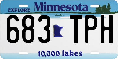 MN license plate 683TPH