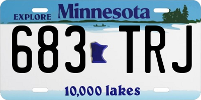 MN license plate 683TRJ