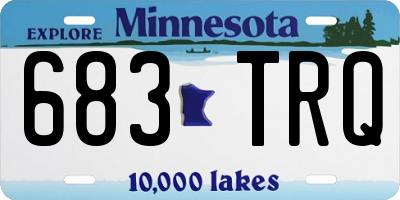 MN license plate 683TRQ