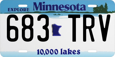 MN license plate 683TRV