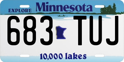 MN license plate 683TUJ