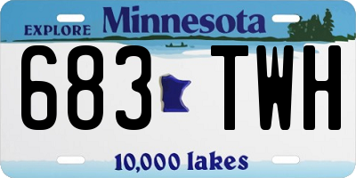 MN license plate 683TWH