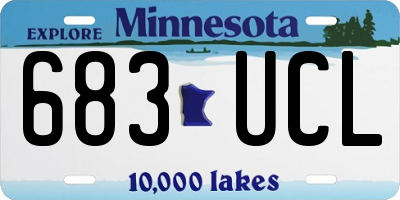 MN license plate 683UCL