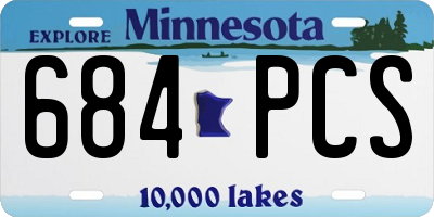 MN license plate 684PCS