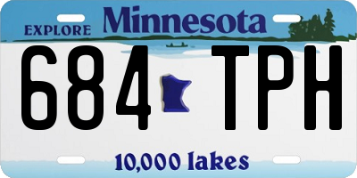MN license plate 684TPH