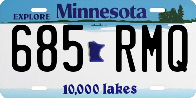 MN license plate 685RMQ