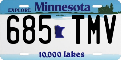 MN license plate 685TMV