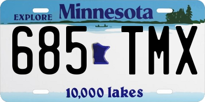 MN license plate 685TMX