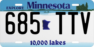 MN license plate 685TTV