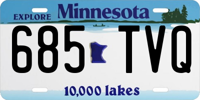 MN license plate 685TVQ