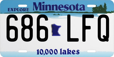 MN license plate 686LFQ
