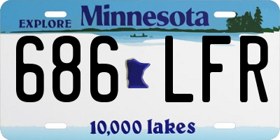 MN license plate 686LFR