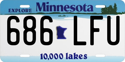 MN license plate 686LFU