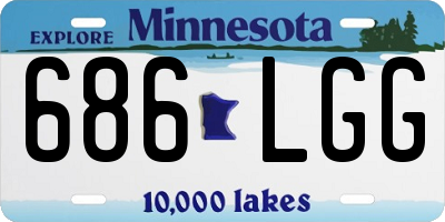 MN license plate 686LGG
