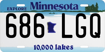 MN license plate 686LGQ