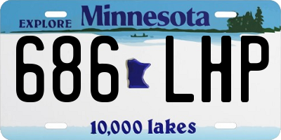MN license plate 686LHP