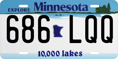 MN license plate 686LQQ
