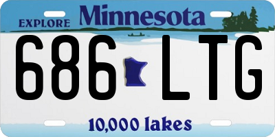 MN license plate 686LTG