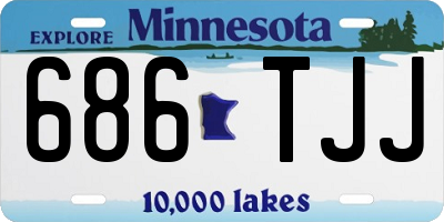 MN license plate 686TJJ