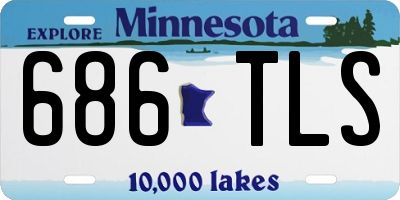 MN license plate 686TLS