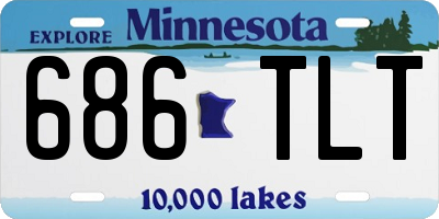 MN license plate 686TLT