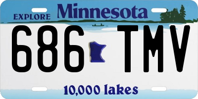 MN license plate 686TMV
