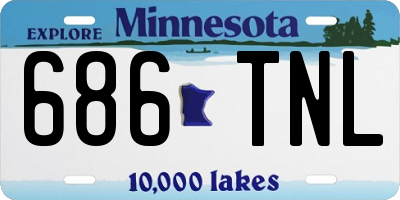 MN license plate 686TNL