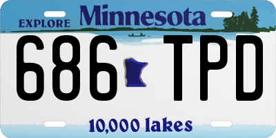 MN license plate 686TPD