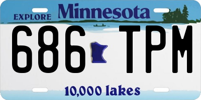 MN license plate 686TPM