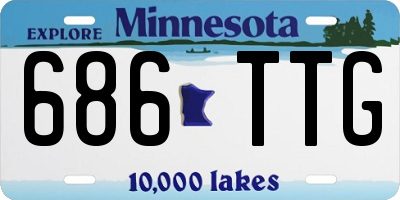 MN license plate 686TTG