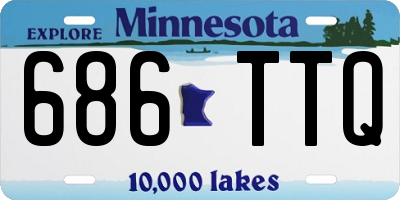 MN license plate 686TTQ
