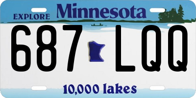 MN license plate 687LQQ