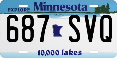 MN license plate 687SVQ