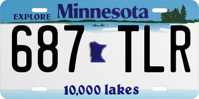 MN license plate 687TLR