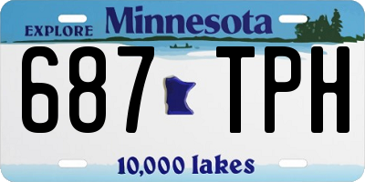 MN license plate 687TPH