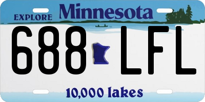MN license plate 688LFL