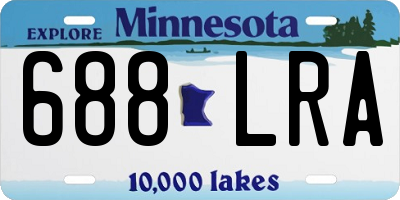 MN license plate 688LRA