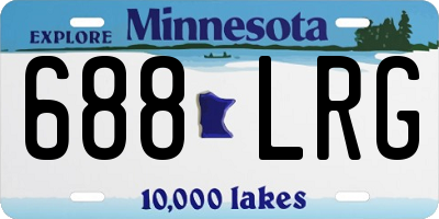MN license plate 688LRG