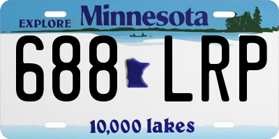 MN license plate 688LRP