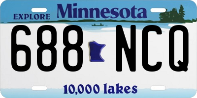 MN license plate 688NCQ