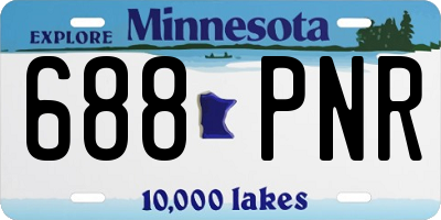 MN license plate 688PNR