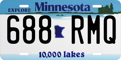 MN license plate 688RMQ
