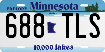 MN license plate 688TLS