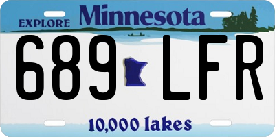 MN license plate 689LFR