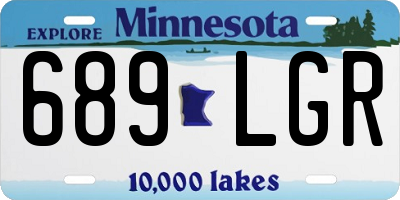 MN license plate 689LGR