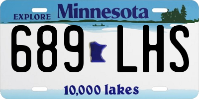 MN license plate 689LHS