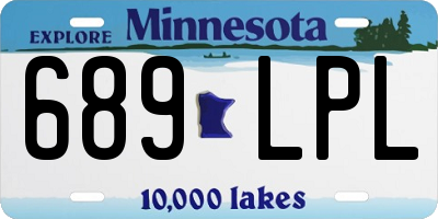 MN license plate 689LPL