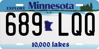 MN license plate 689LQQ