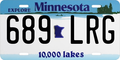 MN license plate 689LRG