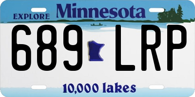 MN license plate 689LRP